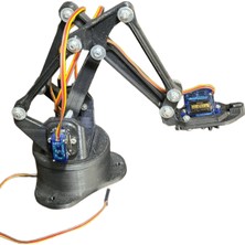 Sensör Modül 4 Eksen Servo Kontrollü Robotik Kol (Pan-Tilt Mekanizma)