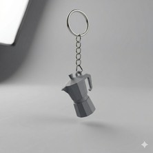 Hibra Print Latte Pot Anahtarlık