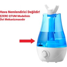 Erdo Ticaret Ezere Qtum9 Çift Sprey Ultrasonik Hava Nemlendirici 3.5l Üst Su Haznesi