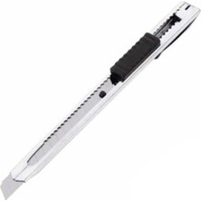 Kraf 620G-Dar Metal Cep Tipi Maket Bıçağı Minik Tasarım ve Amortisörlü Kilit Sistemi ile Kullanım Kolaylığı