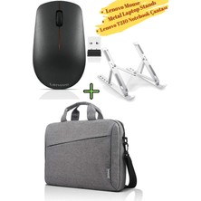 Lenovo Mouse 400, T210 Laptop Omuz El Çantası, Metal Laptop ve Tablet Standı Yükseklik Ayarlı