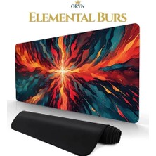 ORYN Abstract / Elemental Burst Edition | 70x30cm Gaming Mousepad - (3mm Kalınlık)