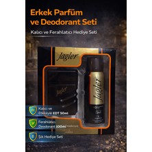 Erdo Ticaret Erkek Parfüm Seti Edt 50 ml ve Deodorant 100 ml Kalıcı Koku Hediye Seti