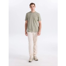 Lee Cooper Bej Erkek Regular Straight Chino Pantolon 262 Lcm 221026 New Ekru