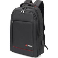 Erdo Ticaret Mack MCC-006 15.6" Offıce USB Girişli Notebook Sırt Çantası Siyah