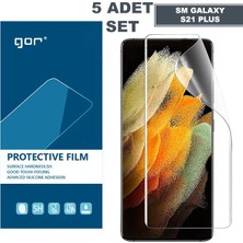 Onba Gor Sm Galaxy S21+PLUS Hd Darbe Emici Ekran Koruyucu Jelatin 5 Adet SET-(5775) - OB8879-7776