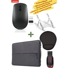 Lenovo Mouse 400, Mousepad, 13" Tablet Laptop Çantası Kılıf, Metal Laptop Standı, 64 GB Flash Disk