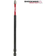 Milwaukee Shockwave Ph2-150 mm Vidalama Ucu Mıknatıslı Özellikli Dayanıklı Bit