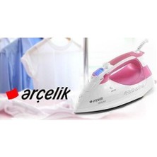 Arçelik K 4245 Buharlı Ütü 2400 Watt Teflon Tabanlı Pembe Renkli Otomatik Kapanma Özellikli
