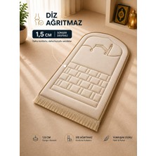 Bripurga Ortopedik Destekli Lüks Seccade – Modern Kabartmalı Tasarım, Konforlu Namaz Seccadesi