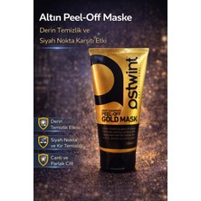 Erdo Ticaret Altın Peel Off Maske 150 ml Derin Temizleyici Siyah Nokta Karşıtı Cilt Arındırıcı Yüz Maskesi