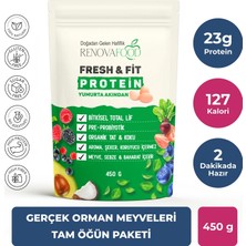 RENOVAFOOD Fresh Fit Protein Orman Meyveli Kolajen & Pre-Probiyotik Yüksek Lifli Öğün Paketi 450g