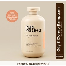 Pure Project Bitkisel İçerikli Sülfatsız Şampuan 300 ml | Peptit & Biotin ile Güçlendirici Bakım