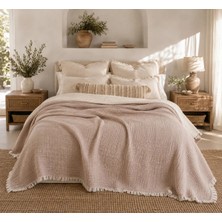 HB&Victory Müslin 6 Katlı %100 Pamuk Yorgan Vizon Renk Tek Kişilik 170X260 Cm.