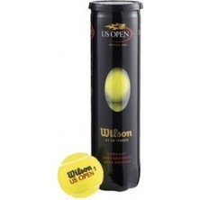 Wilson WRT106200 US Open ITF Onaylı 3 lü Tenis Topu Kutulu Sarı Renk Kaliteli Tex/Tech Keçe