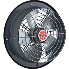 Ayas 30 cm DRAF-300-2K-M Monofaze Aksiyel Fan 220/230 Volt 3000 D/D Emiş Gücü ve Hava Debisi