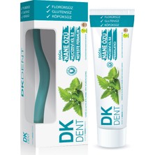 Dermokil Dk Dent Diş Macunu 75 ml Doğal Nane Özlü Koruyucu Diş Fırçası Hediyeli