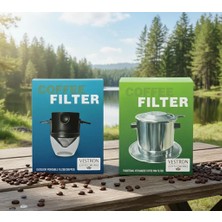 Vestron Outdoor 2li Kahve Demleme Seti|pour Over Katlanır ve Phin Filter Vietnam