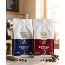 Vestron Espresso Home Barista Blend Süper 2'li Paket 2X500GR Çekirdek Kahve Arabica Medium Roast
