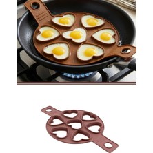 Silicolife SL-038 Kalp Desen Yumurta ve Krep Kalıbı