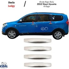 Ebal Oto Dacia Lodgy Krom Kapı Kolu 4 Kapı 2012 Üzeri Paslanmaz Çelik