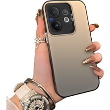 HONTINGA Vivo V60 5g ile Uyumlu Kılıfı Silikon Kenar Sert Arka Düşüme Önleyici Basitlik Anti Düşme Kamera Korumali Telefon Kılıfı Kadın ve Erkek Için Uygundur K1-0000