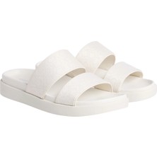 Calvin Klein Kadın Flat Slide Jacq Terlik HW0HW02486AEO