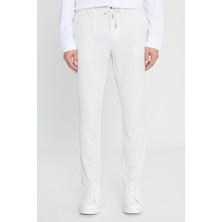 Altınyıldız Classics Bağlamalı Bel Normal Paça Slim Fit Taş Erkek Pantolon ACE001252273_TAS