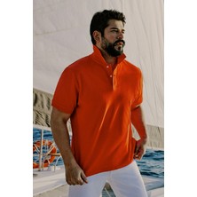 Altınyıldız Classics Erkek Narçiçeği %100 Pamuk Kıvrılmaz Pike Polo Yaka Slim Fit Dar Kesim Tişört