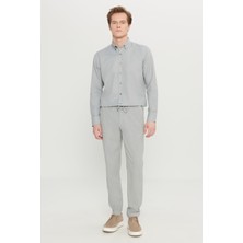 Altınyıldız Classics Bağlamalı Bel Normal Paça Jogger Gri Erkek Pantolon ACE001261525_GRI
