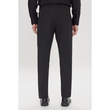 Altınyıldız Classics Erkek Siyah Comfort  Fit Rahat Kesim Yan Cep Klasik Pantolon