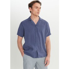 Altınyıldız Classics Comfort Fit Gömlek Yaka Lacivert Erkek Gömlek ACE026252011_LAC