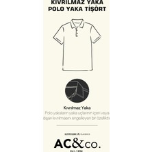 Altınyıldız Classics Erkek Haki Slim Fit Dar Kesim %100 Pamuk Kıvrılmaz Polo Yaka Tişört