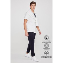 Altınyıldız Classics Erkek Siyah Pamuklu Esnek Beli Lastikli Diagonal Desenli Jogger Pantolon Standart Fit Normal Kesim