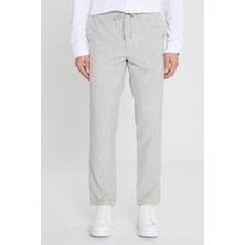 Altınyıldız Classics Bağlamalı Bel Normal Paça Slim Fit Gri Erkek Pantolon ACE001252272_GRI