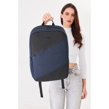 Superbag 15.6-17.3 Inç Laptop Sırt Çantası 5 Bölmeli Su Itici Kumaş Korumalı Notebook Çantası