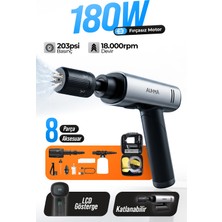 Auhma Acr-09 180W Fırçasız Şarjlı Basınçlı Yıkama Makinesi – Katlanabilir Kablosuz Oto Yıkama Tabancası 203 Psı 18.000 Mah