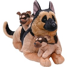 Wild Republic Jumbo Boy Yavrulu Alman Çoban Köpeği 75 cm 27477