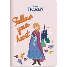 Keskin Color Frozen Iı 18,5*26 40 Yp Çiz. Stickerli Tel Dikişli Defter -  Follow Your Heart