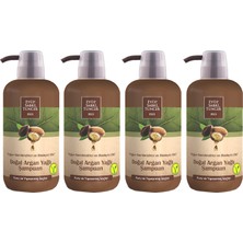 Eyüp Sabri Tuncer Doğal Argan Yağlı Şampuan 600 ml x 4 Adet Nemlendirici Etki ve Bitki Özlü Formül