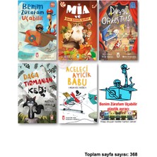Timaş Çocuk Benim Zürafam Uçabilir Mia ve Bazı Şekerli Şeyler Duygu Orkestrası Dağa Tırmanan Kedi Aceleci Ayıcık Babu Asla Geç Değil