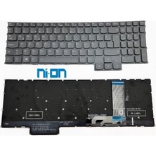 Ni-On Nion Lenovo NSK-6A1BBT-A00-FPC Uyumlu Notebook Klavye (Gri Rgb Aydınlatmalı Tr Tip 1)