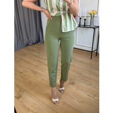 Size Özgü Yeşil Önü Flotalı Pantolon