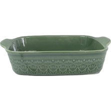 Touch Me Stoneware Dikdörtgen Fırın Kabı 25 cm 2 Adet