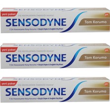 Sensodyne Tam Koruma Diş Macunu 75 Ml 3 Adet Hassasiyete Karşı Koruma Sağlar