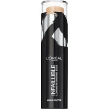 L'Oréal Paris Infaillible 502 Gold İs Cold Aydınlatıcı Stick ile doğal ışıltı ve kolay uygulama