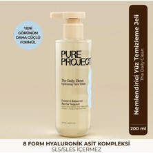 Pure Project Yüz Temizleme Jeli Karma Ciltler İçin Derinlemesine Temizleme 200 ml