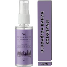 Bursa Şehir Kolonyaları Uludağ'da Bahar Kolonyası, Mini Kolonya, Ferahlatıcı, 45 Ml, 80 Derece
