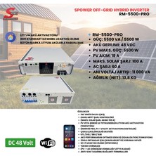 Spower SP-RM5500 Pro 5.5 Kw Mppt Off-Grid Hybrid Inverter Rack Mount
