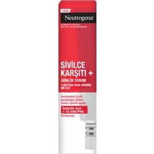 Neutrogena Sivilce Karşıtı + Günlük Serum 30 ml 3 Adet